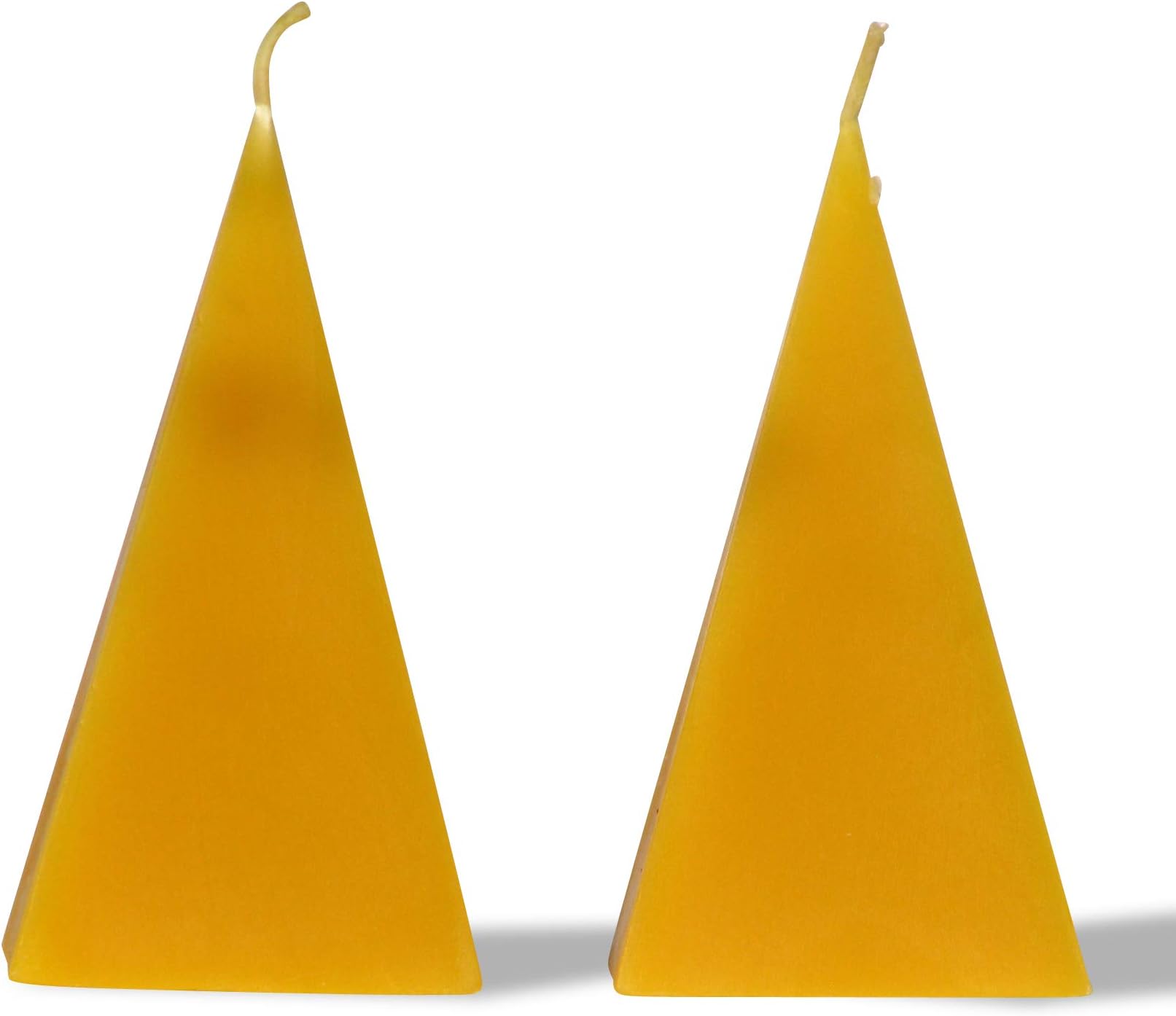 Figura Santa 2 Pyramid Candles - Height 12 cm. Pure Beeswax candles from Black Forest manufacturers. Original quality!