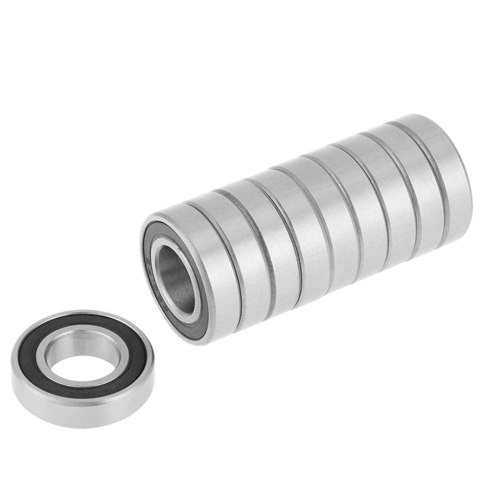 10Pcs 6901-2RS Rubber Sealed Deep Groove Ball Bearing,12x24x6mm Double Rubber Sealed Bearings,for Machine Tool Electronic Equipment Pump Industry