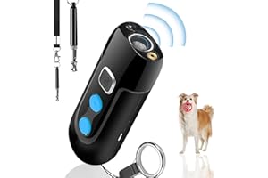 HGFLMR Ultrasonic Barking Control Devices, Bark Control Devices, 3 in 1 Rechargeable Dog Behavior Control Device, Stops Bad Behavior of Bad Behavior Dog Bark Devices