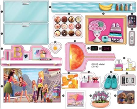 barbie dream house replacement stickers