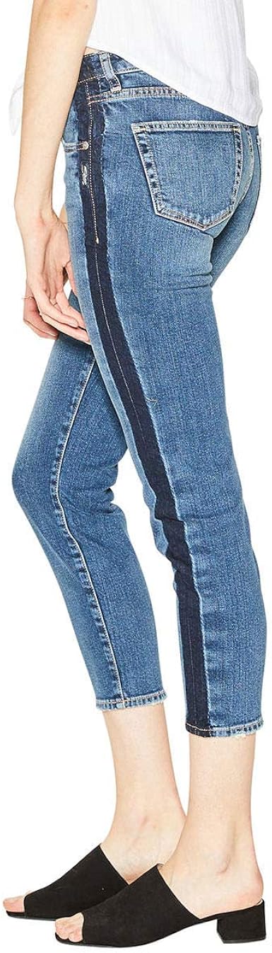 tuxedo stripe jeans womens