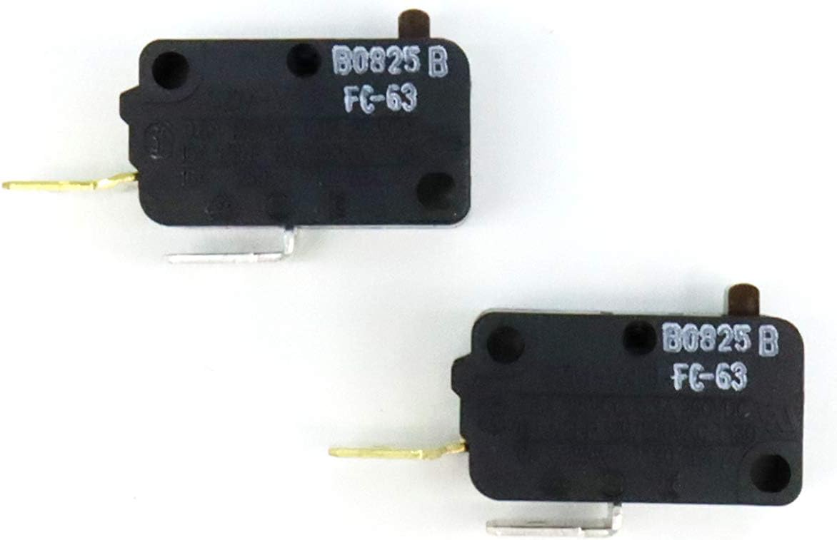 SZM-V16-FC-63 W10269460 Replacement Part (2pc) by OEM Mania for Microwave Door Switch - Compatible with Whirlpool Maytag Amana Microwave: Home Improvement