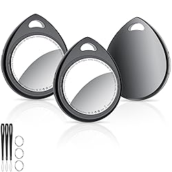 Air Tracker Tags 3 Pack Deep Black, 5.3 Bluetooth