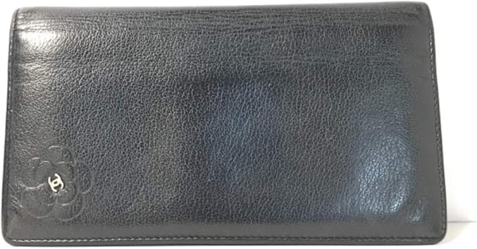 Amazon Co Jp シャネル Chanel 長財布 カメリア 黒 中古 服 ファッション小物