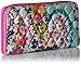 Vera Bradley Women's Cotton Georgia Wallet With RFID Protection, Wildflower Paisley, One Size