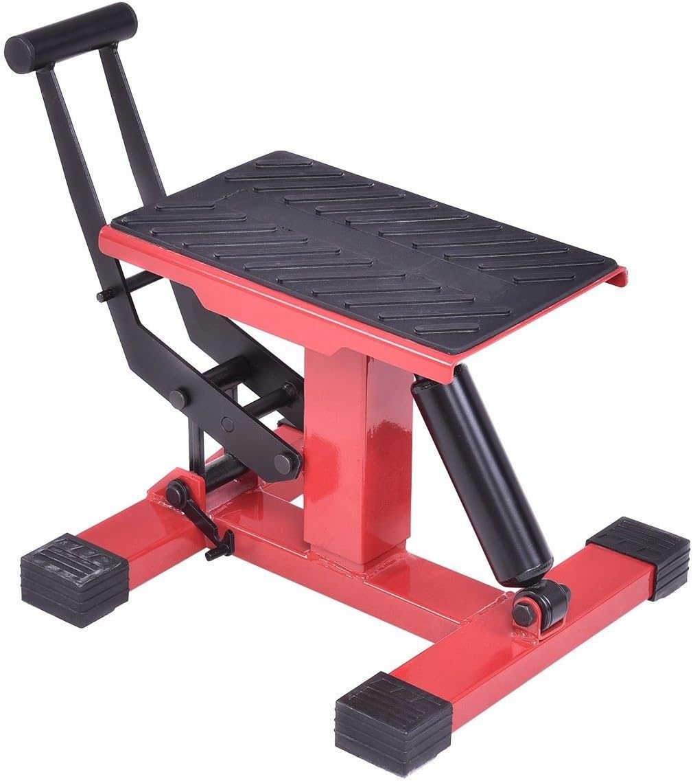 Amazon Goplus 油圧 オートバイ ダートバイク リフトジャッキ ホイストスタンドテーブル 高さ調節可能 ダンピング付き