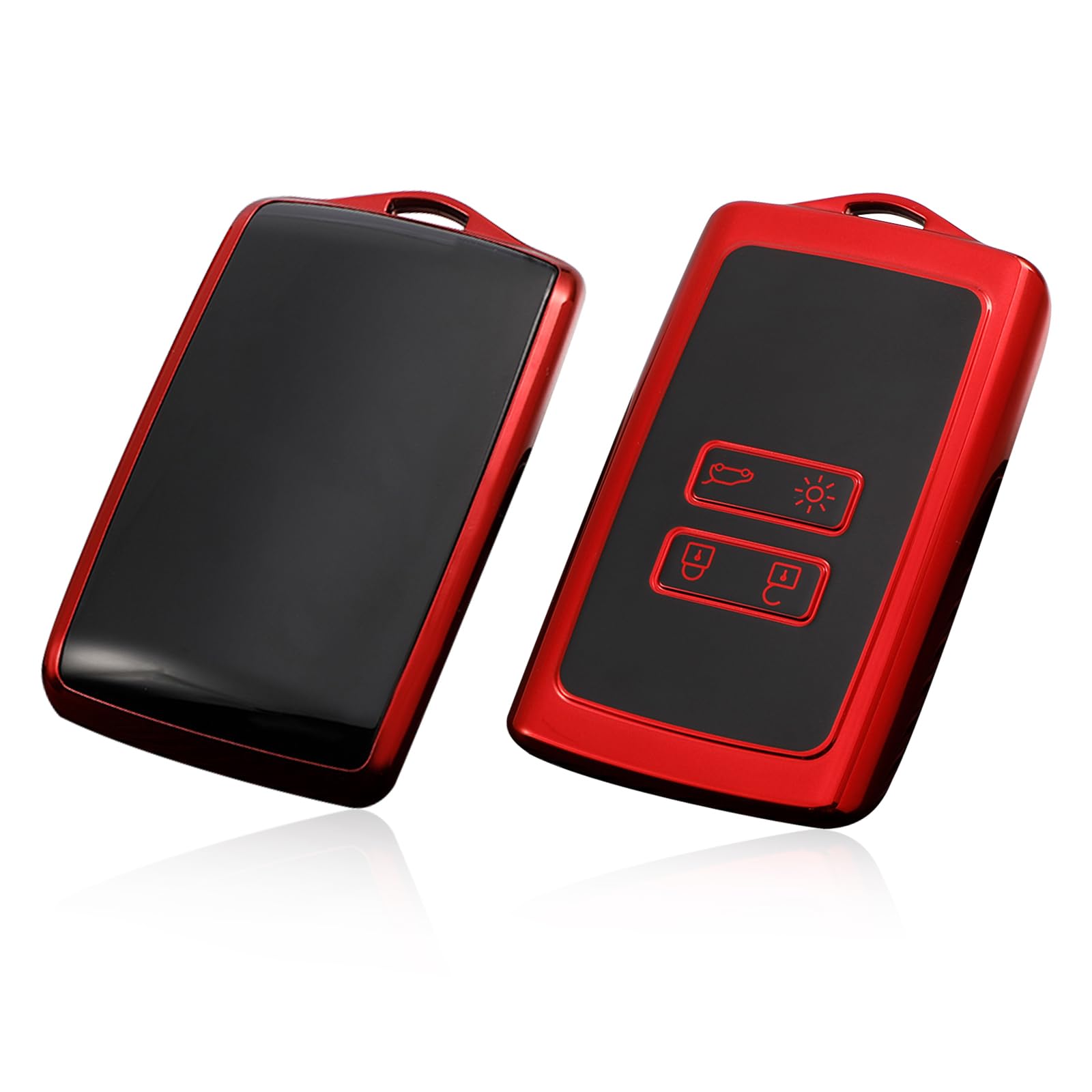 GAFAT Key Shells for Dacia Duster 3 2/ Bigster 2025 2026-2018 Key Case Cover Protection, TPU Silica Gel, Dacia Duster 3 Accessories, Bigster Accessories (Red)