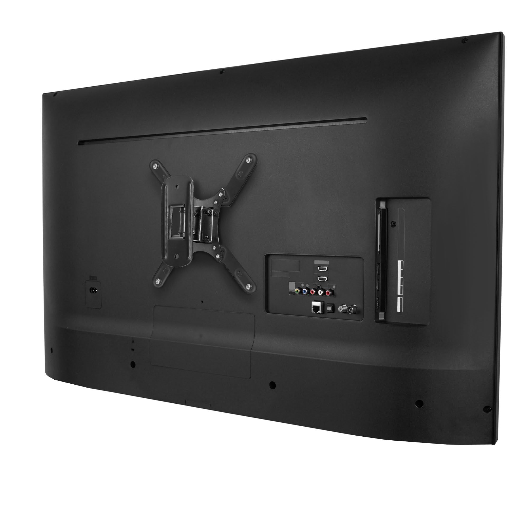 Mount-It! TV Wall Mount for Small to Mid Size TVs, Fits 32 to 50 Inch Screens, 75 100 200 mm VESA Compatible, Low-Profile Slim Design with Tilting and Swivel Motion, 44lb Capacity