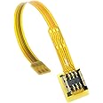chenyang Micro SIM Card to Nano SIM Kit Male to Female Extension Soft Flat FPC Cable Extender 10cm