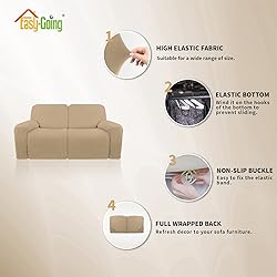 Easy-Going Oversized 6 Pieces Microfiber Stretch