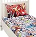 Jay Franco Avengers Publish 3 Piece Twin Sheet Set (Offical Marvel Product)