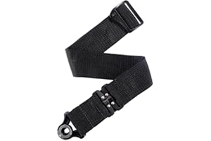 D'Addario Auto Lock Guitar Strap - Acoustic & Electric Guitar Accessories - Easy to Use Auto Locking Guitar Straps