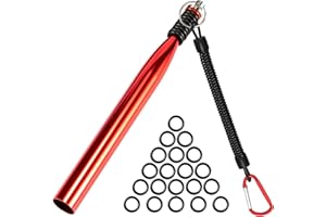 PIYIENR Wacky Rig Tool Wacky O-Rings for Wacky Rigging Soft Plastic Worms, Wacky Rigging Tool Fishing Bait Rigs, Wacky Worm Tool Silicone O Rings for Rubber Fishing Worms for Bass Fishing Wacky or Neko Rig