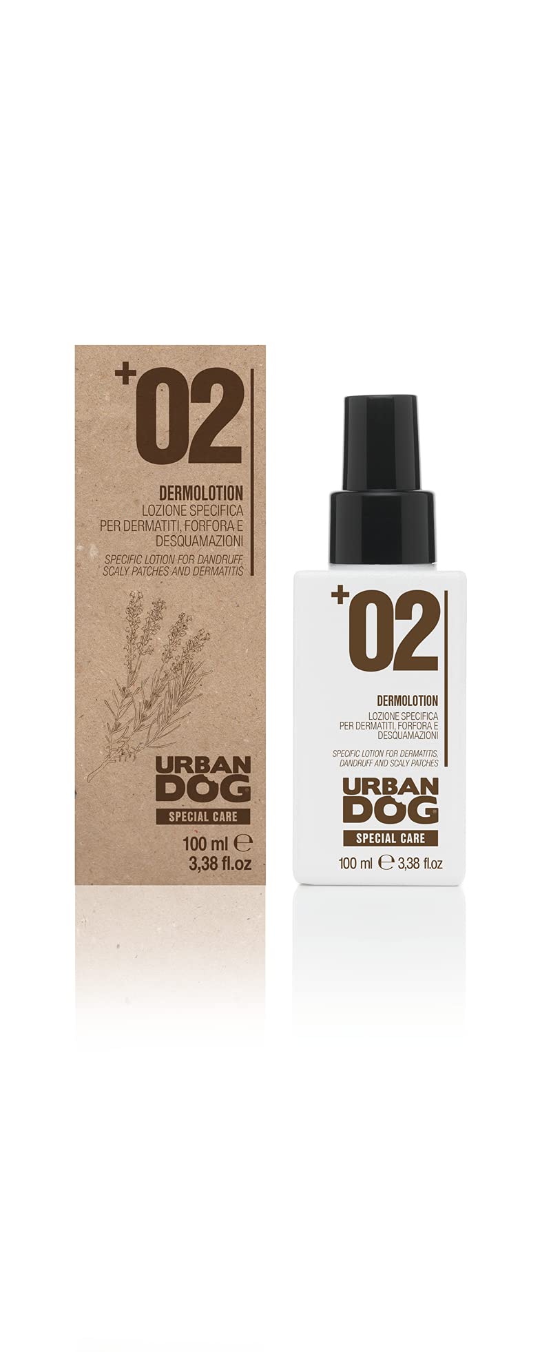 02+ DERMOTIXIN LOTION, 100 ml, OGM Free and 100% Made in Italy