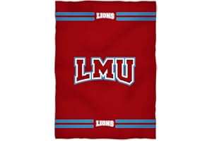 Vive La Fete College Blanket, Officially Licensed LMU, Loyola Marymount Lions, Warm & Lightweight Throw Measuring 40" X 58" from