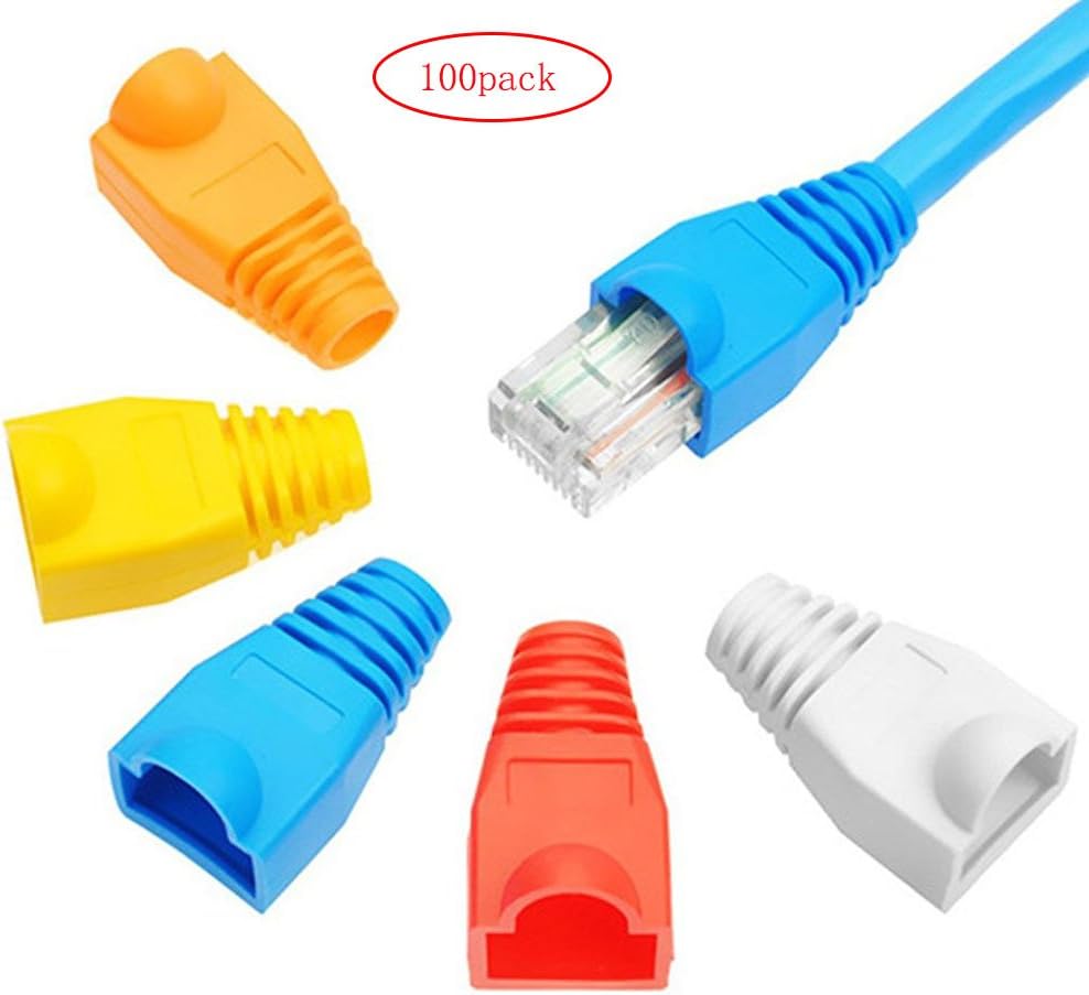 MINGZE RJ45 CAT5 CAT5E CAT6 Network Cable Strain Relief Boots