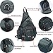 DDDH Large Sling Bags Crossbody Backpack 14.1-Inch Chest Daypack Travel Bag Book Bag for Men&Women((Green)