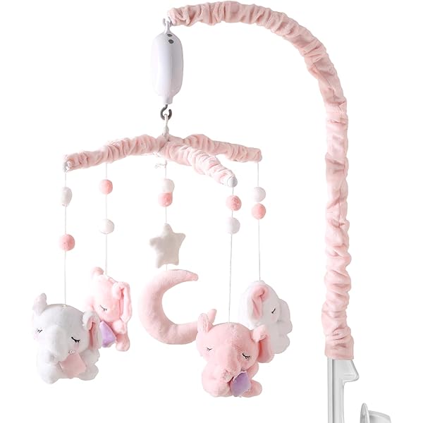 ドローイング『Baby Mobile』 Amazon.com : Baby Mobile Rotary Music Box Imitation Wood