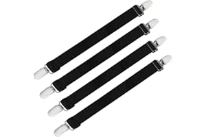 Boncas Improved Adjustable Elastic Boot Clips Boot Straps Pant Clips Stirrups Leg Straps Keeping Your Pants Tucked