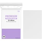 Mandu Deco Kpop Photocard Sleeves Clear Polypropylene Card Protector for Albums Photocards, PVC Free and Acid Free, 100 Sleeves per Pack (57x88mm)