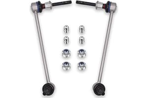 Lithops K750215/K750216 Zinc-Nickel Alloy Front Stabilizer Sway Bar Links Greaseable for BMW X5 2007-2018 BMW X6 2008-2019 Left+Right(Side) 2PCS