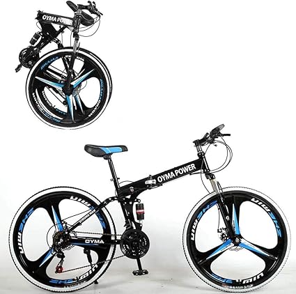 CCCJP Folding Mountain Bike, 26in 21 