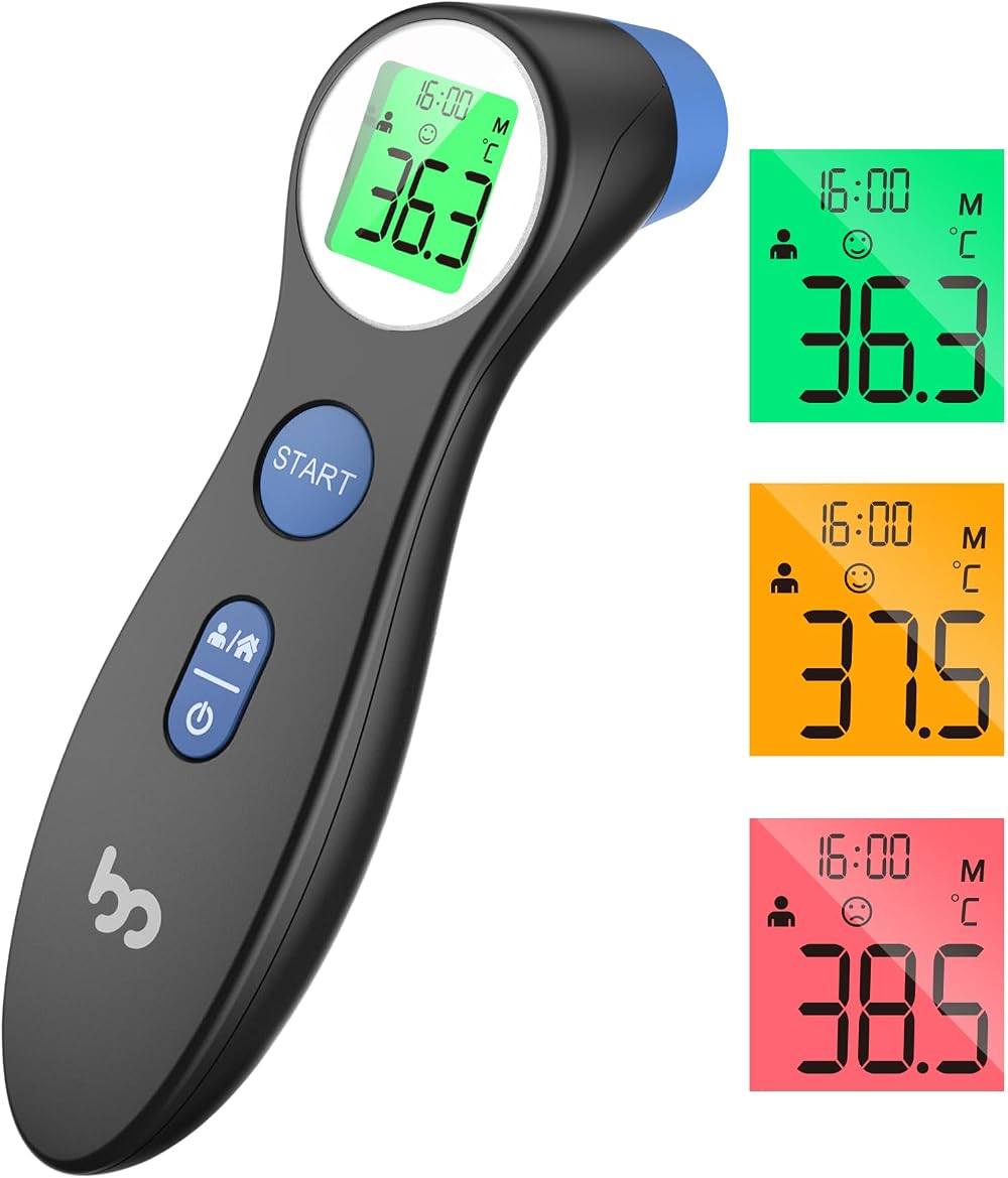 Femometer No-Touch Forehead Thermometer Infrared LCD Baby Adults