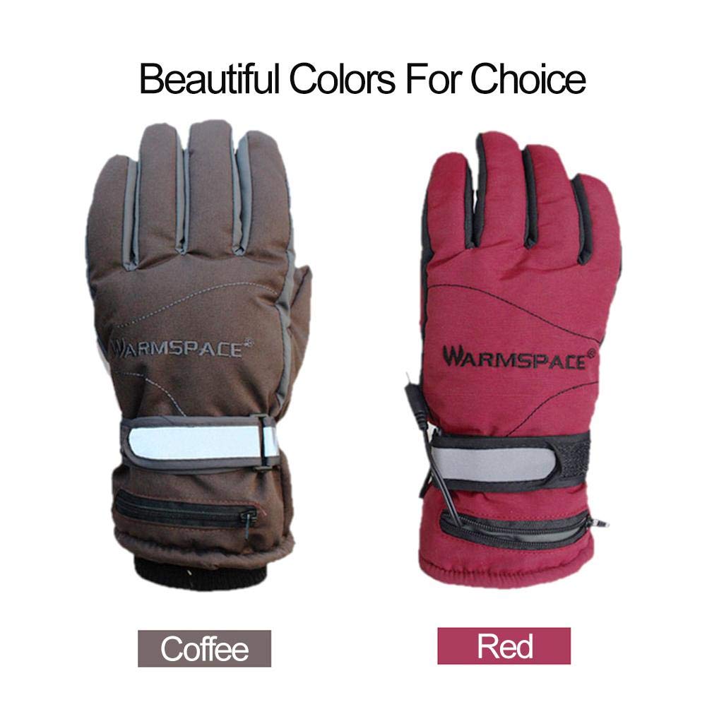 rechargeable heated cycling gloves