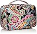 Vera Bradley Women's Cotton Large Blush & Brush Makeup Organizer Case, Parisian Paisley, One Size