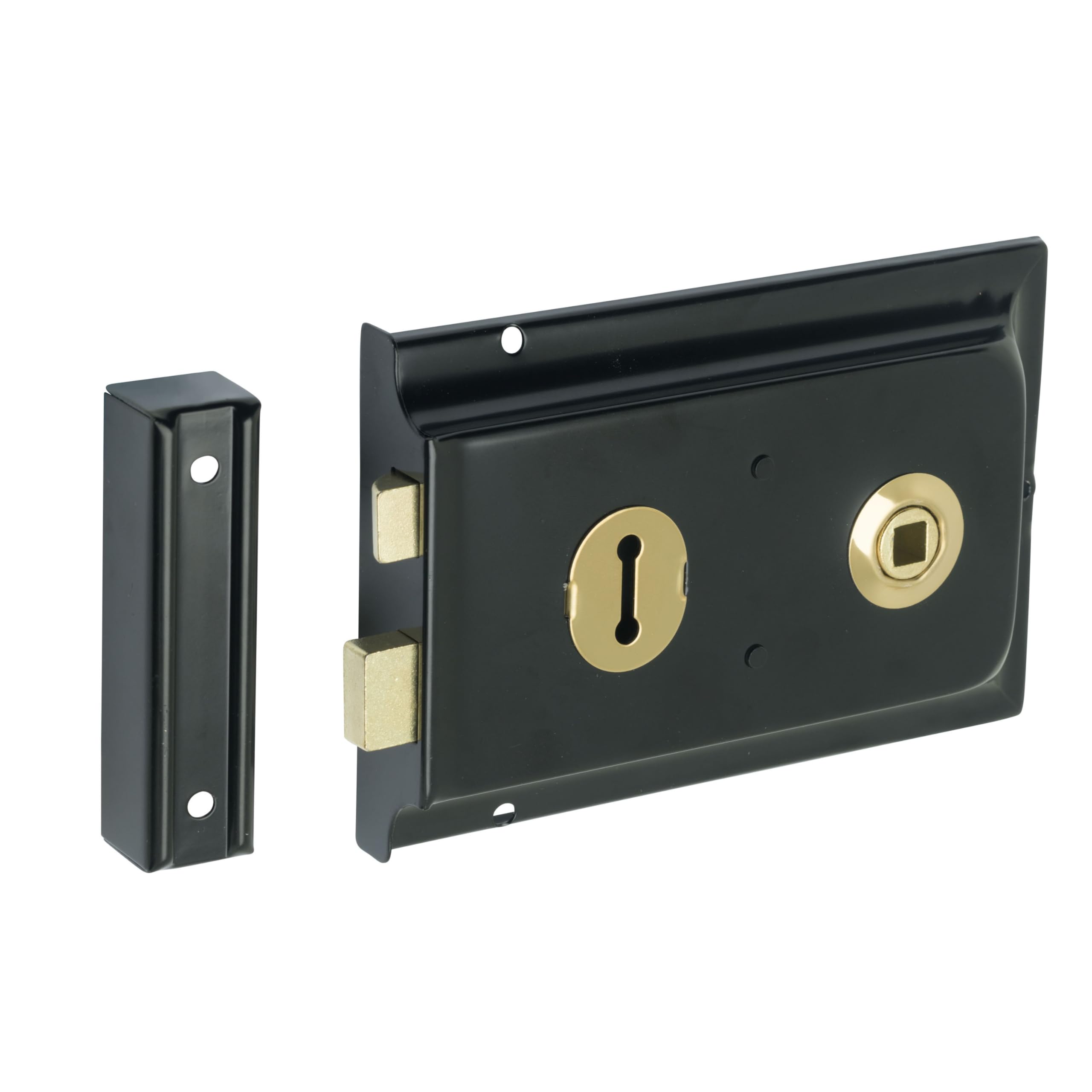 Sterling SRL004 152 x 101 mm Rim Sashlock - Black, 6" x 4"