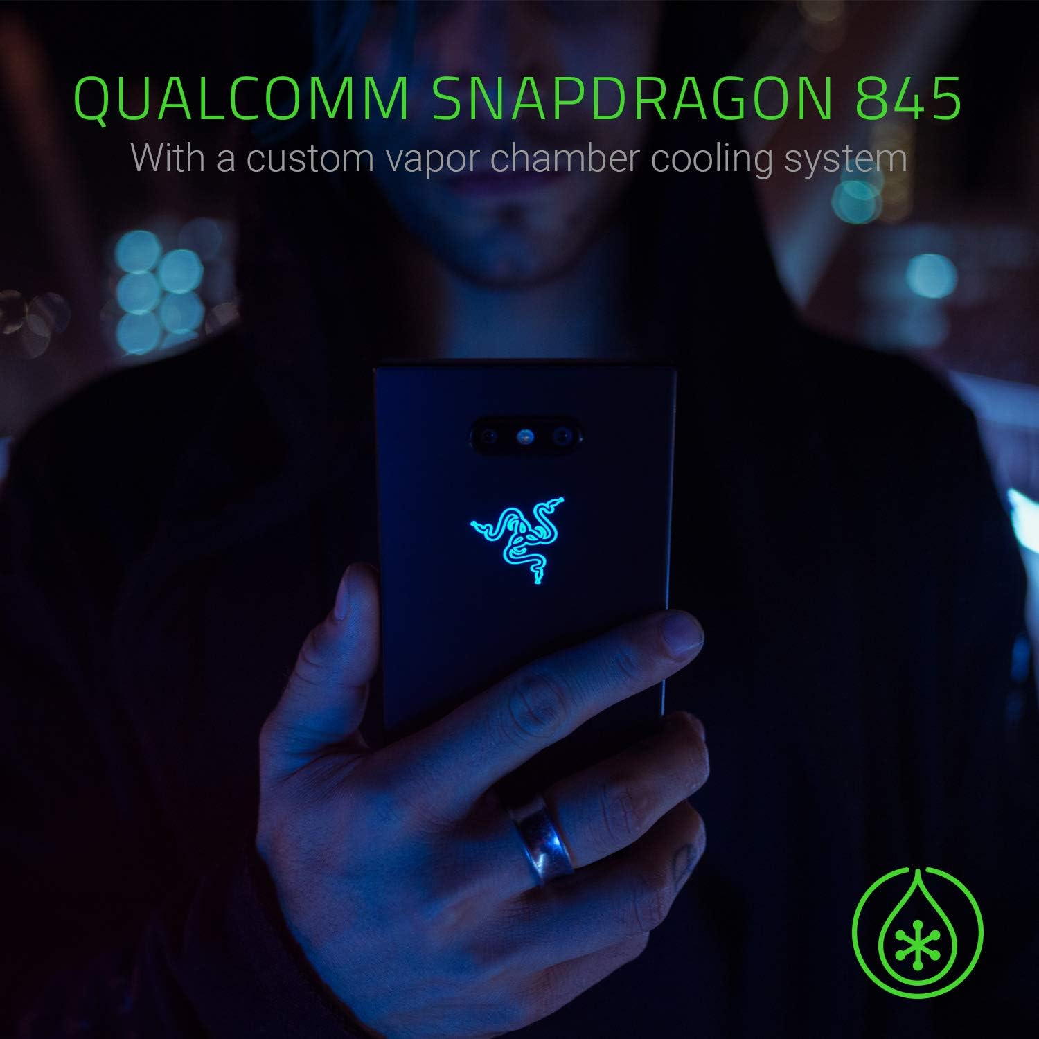 Amazon Razer Phone 2 第二世代モデル 8gb Ram 64gb Rom Sdカード 最大1tbまで Snapdragon 845 1hz Igzo液晶 4000mah大容量バッテリー ワイヤレス充電 Simフリー 防水防塵 ゲーミングスマートフォン Mirror Black ミラーブラック Simフリー 並行輸入品