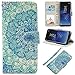 Galaxy S8 Case, UrSpeedtekLive Galaxy S8 Wallet Case Folio Flip Premium PU Leather Case Cover with Card Holder Slot Pockets, Wrist Strap, Magnetic Closure For Samsung Galaxy S8 (2017), Mandala Flower