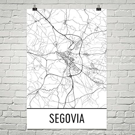 Amazon Co Jp セゴビア地図 セゴビアアート セゴビアプリント セゴビアスペインポスター セゴビアウォールアート スペインのギフト スペインの装飾 スペインの地図ポスター 24インチx36インチ ホーム キッチン