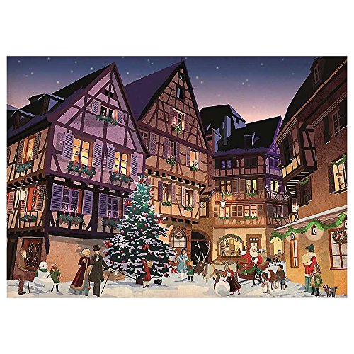 Piatnik Vintage Christmas 1000 Piece Adult Holiday Jigsaw Puzzle ...