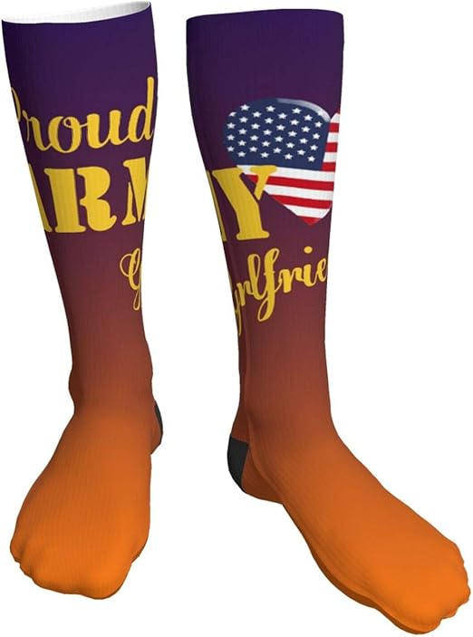 Amazon Proud Us Army Girlfriend Unisex Thick Black Heel Sport