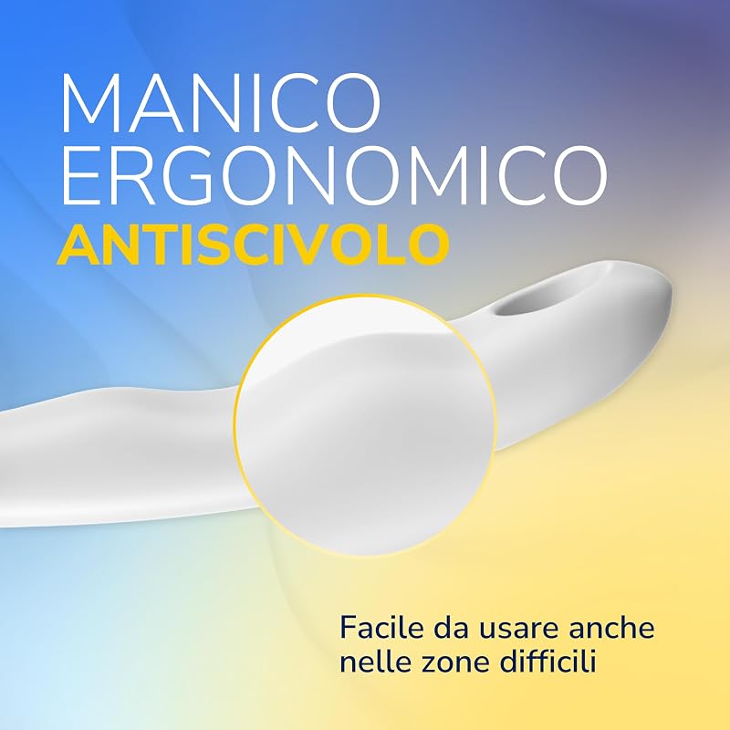 Dr. Scholl’s Lima per Piedi in Vetro Nano – Rimuove all'istante la Pelle Secca su Piedi Bagnati o Asciutti, Impermeabile, Antiruggine e Delicata su Calli, Ideale sotto la Doccia con Manico Antiscivolo