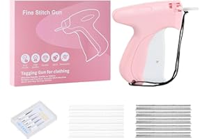 Emperoch Tag Attacher Gun Kit for Clothing, Standard Tagging Gun Kit, Clothes Label Tagging Gun with 5 Needle and 1000 Barbs 