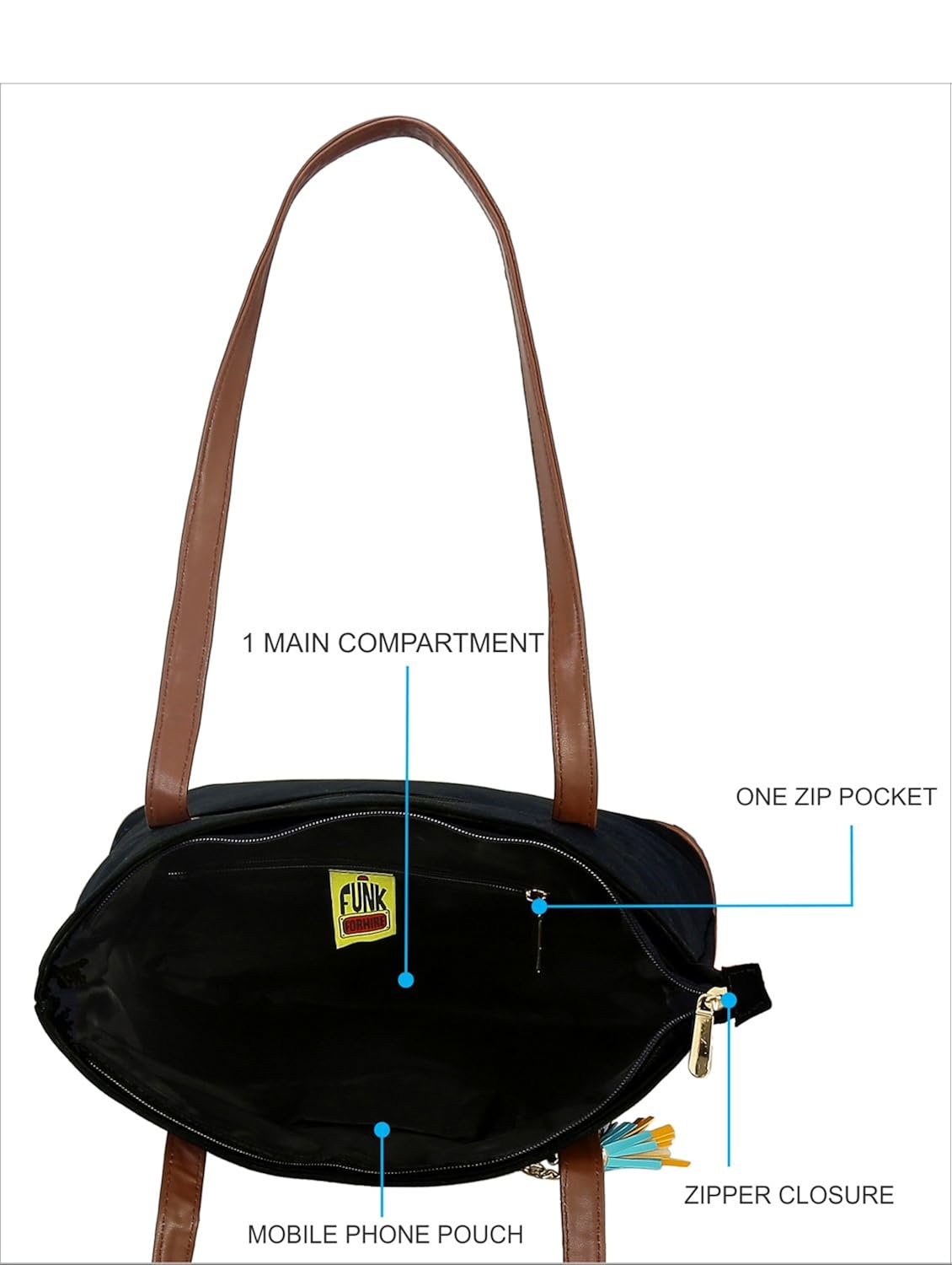 funk for hire women printed cotton canvas tote bags