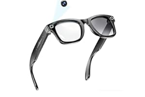 MNVOEQ AI Smart Glasses with Camera 4K, Video Recording.Bluetooth for Men &amp; Women -Hands-Free Recording Glasses with Audio, Al-Powered Wearable Tech3.7 out of 5 stars 85$58.39