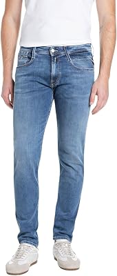 Jeans da Uomo Anbass, Medium Blue 009 (Blu), 31W/34L