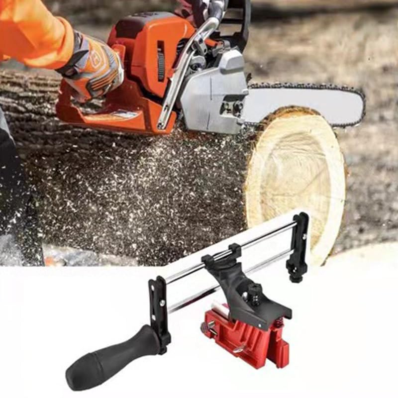 Wincal Chainsaw Sharpening Jig - Chainsaw Sharpener - Bar Mounted Chain Manual Sharpener Chainsaw Saw, Chain Filing Chain Grinding Tool, Grinder Replacement
