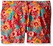 Kanu Surf Girls' Sassy UPF 50+ Quick Dry Beach Coverup Boardshort, Karlie Pink Floral, Large (12/14)