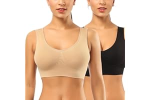 BESTENA Comfort Bra, Seamless Removable Pads Sleep Bras, Yoga Bra, Sports Bras for Women