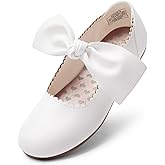 Dream Pairs Girls Ballerina Flats Mary Jane Front Bow Dress Shoes