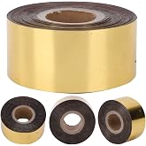 Hot Stamping Foil Paper with 1.2 x 400ft, Hot Foil Stamping Paper | for Leather Bronzing Machine PU Heat Transfer Anodized Gilded Paper DIY Decoration Cloth Package Box, Stable Colourfast