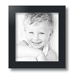 ArtToFrames 8x9 Inch Black Picture Frame, This 1.25