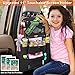 Car Backseat Organizer for Kids,Car Organizer Kick Mats Seat Back Protectors with Clear 10