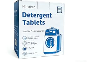 Nineteen 130 PCS Descaler Descaling Tablets Compatible with All Brands of Baby Bottle Washers, Descaler for Milk & Limescale 