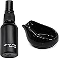 Upgraded 30g Coffee Beans Dosing Set, 30ml Glass RDT Spray Bottle, Ceramic Coffee Dosing Cup, Measuring Cup Hold Up to 30g Coffee, Ceramic Single Dosing Tray For Coffee