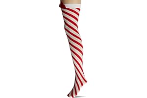 Forum Novelties Women's Candy Cane Thigh Highs